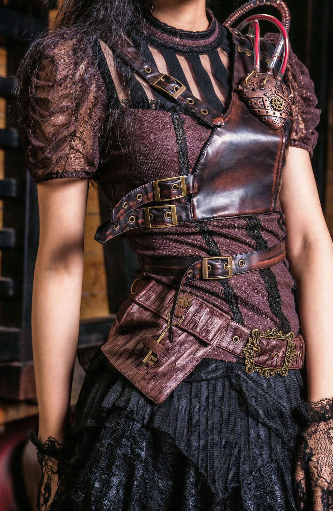 Steampunk Heart Harness