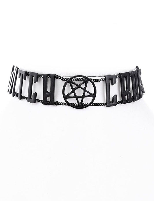Witchcraft Black Chain Halsband