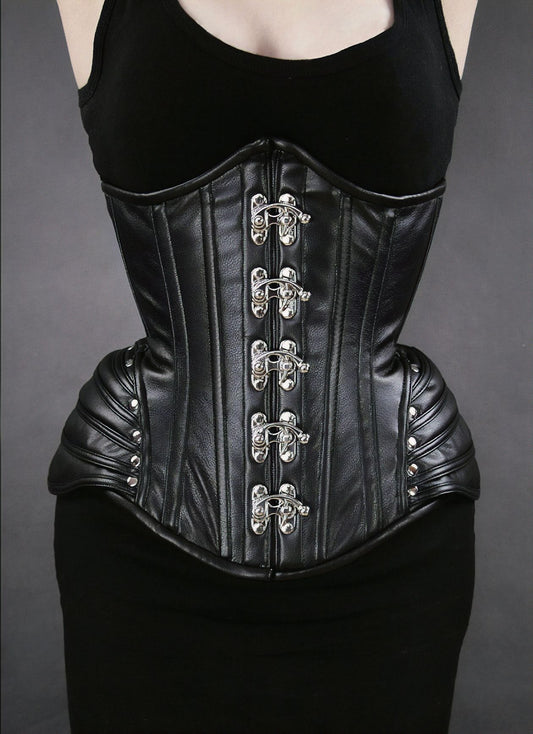 Restyle Black Armor Underbust-Korset