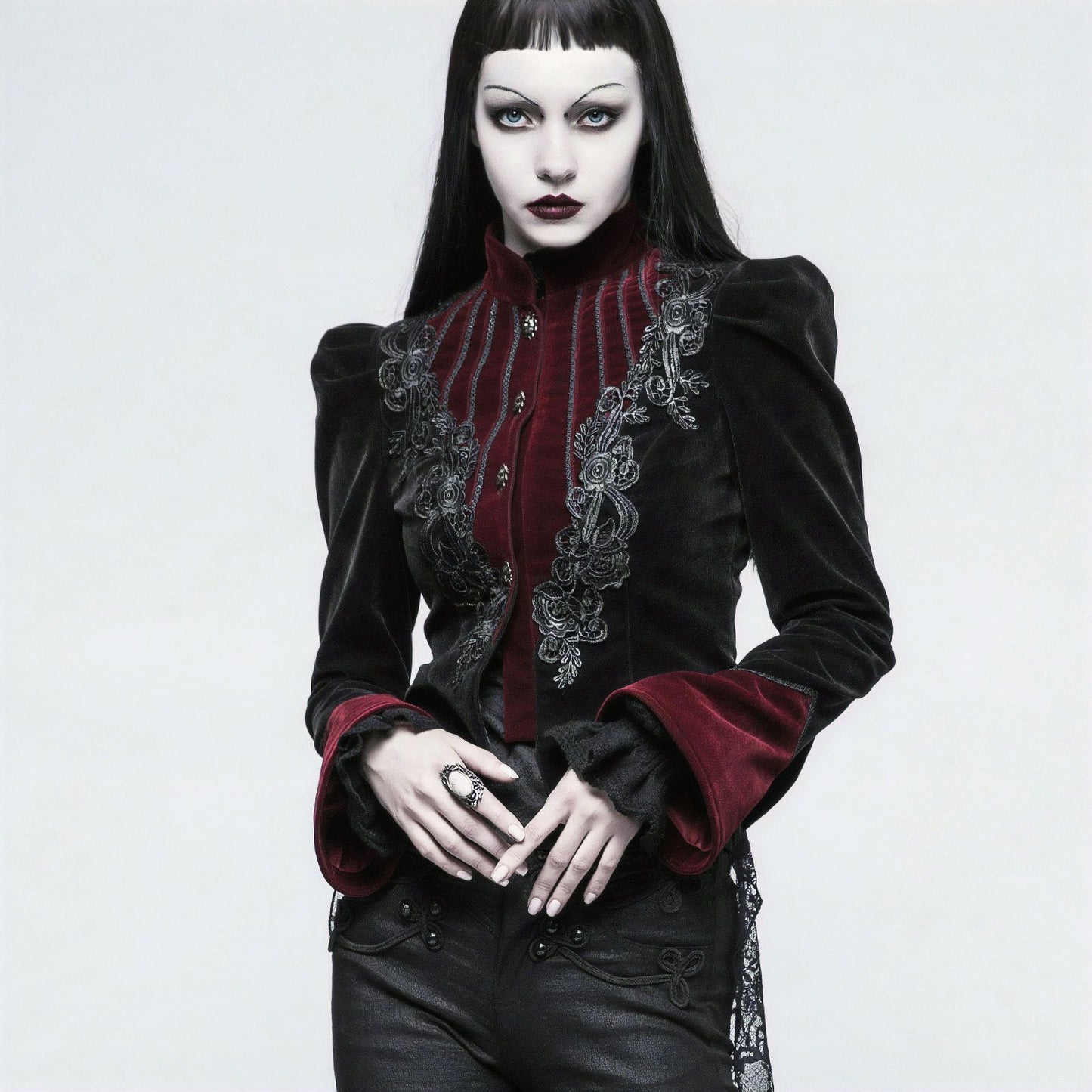 Black Rose Cuffs LS-047
