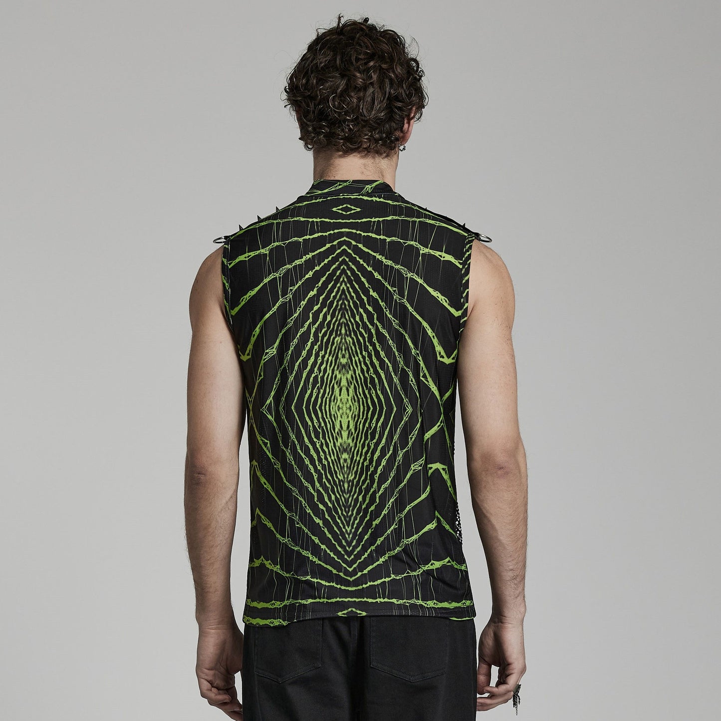 Running Out Top Zwart - Groen