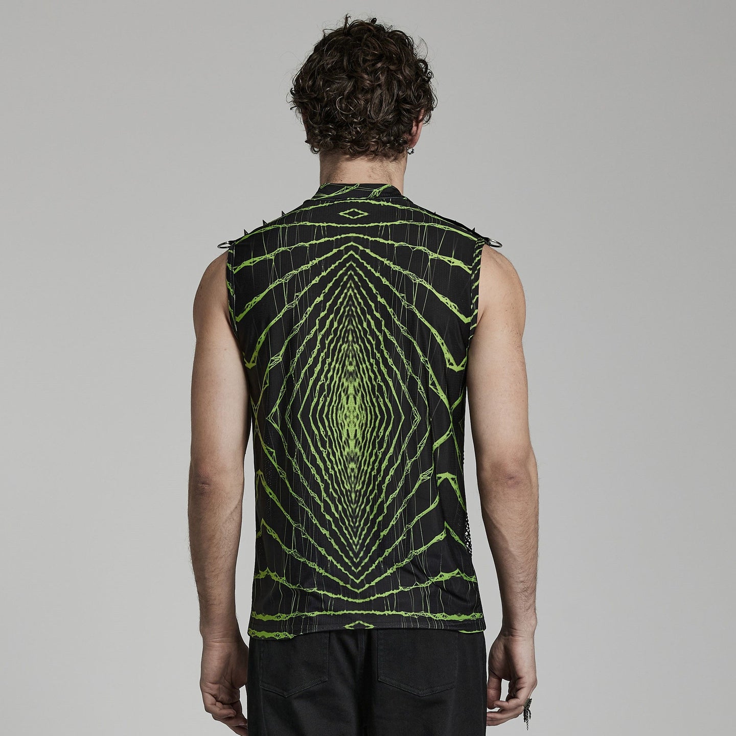 Running Out Top Zwart - Groen