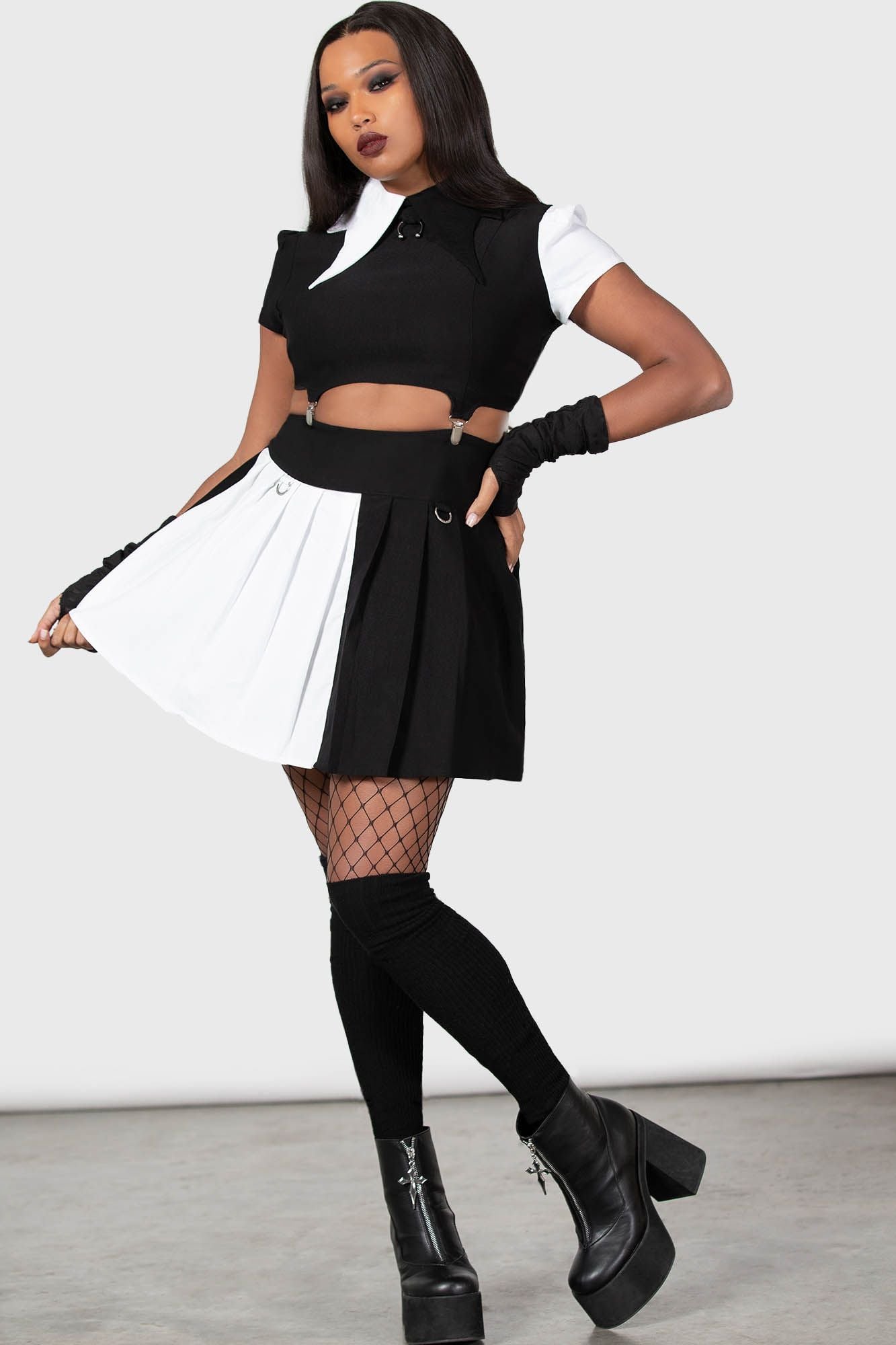 Killstar Hels Harlequin Top