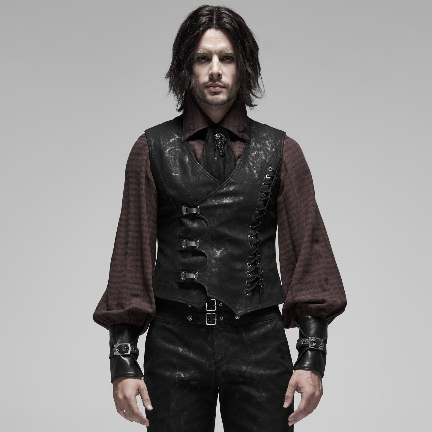 Exhausted Gilet Zwart