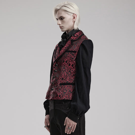 Silent Gilet Zwart - Rood