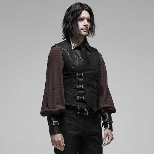 Exhausted Gilet Zwart
