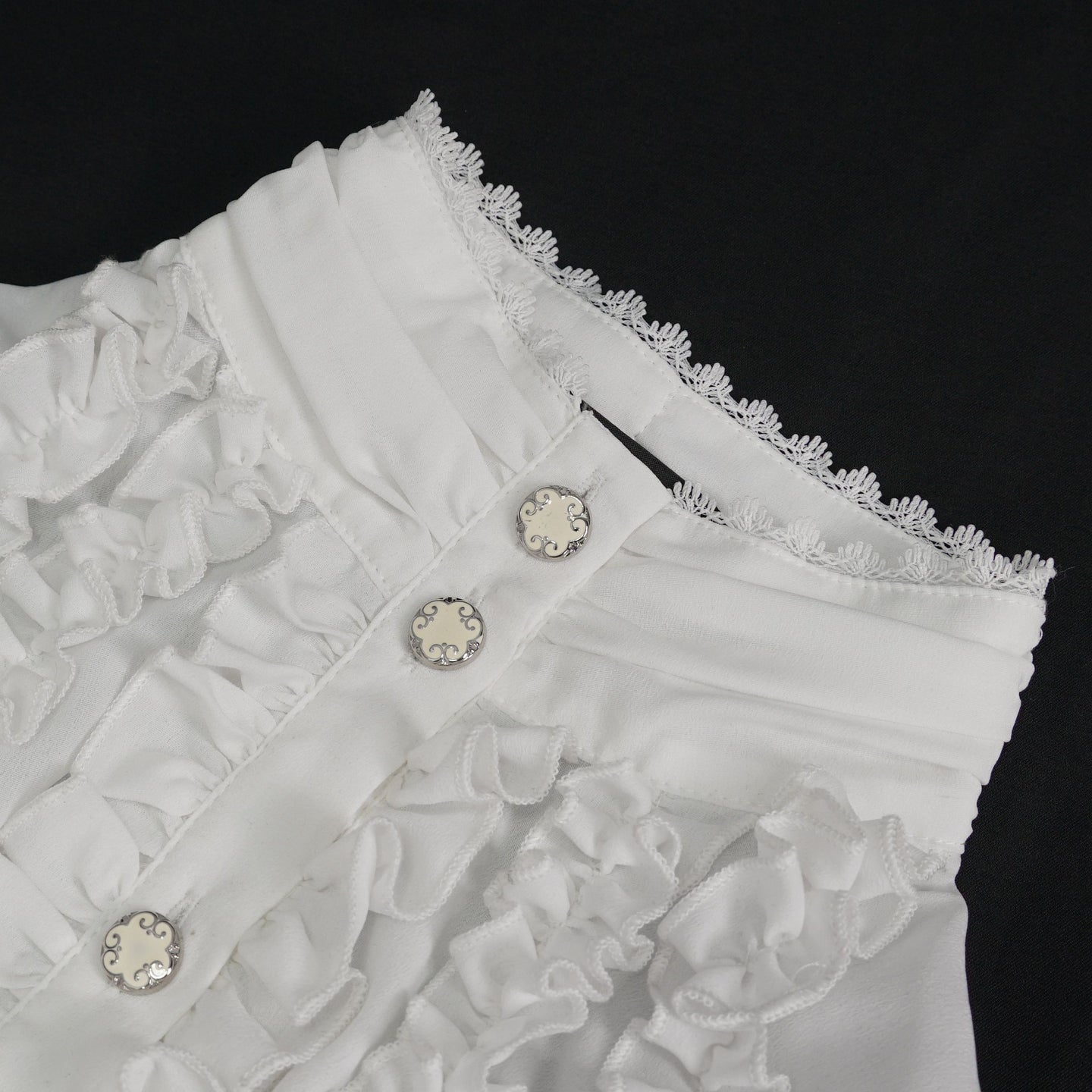 Devil Fashion Bluff Blouse Wit
