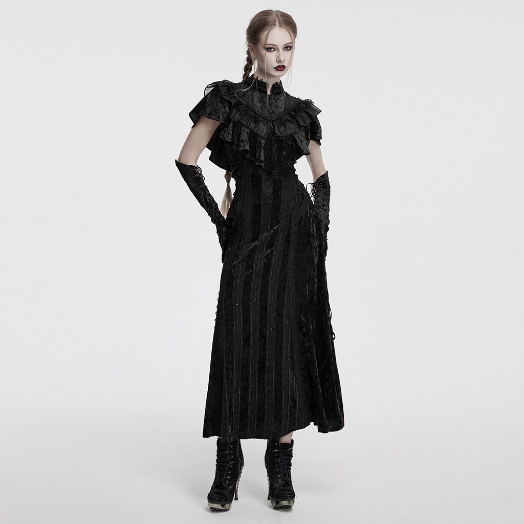 It's Gone Maxi Jurk Zwart