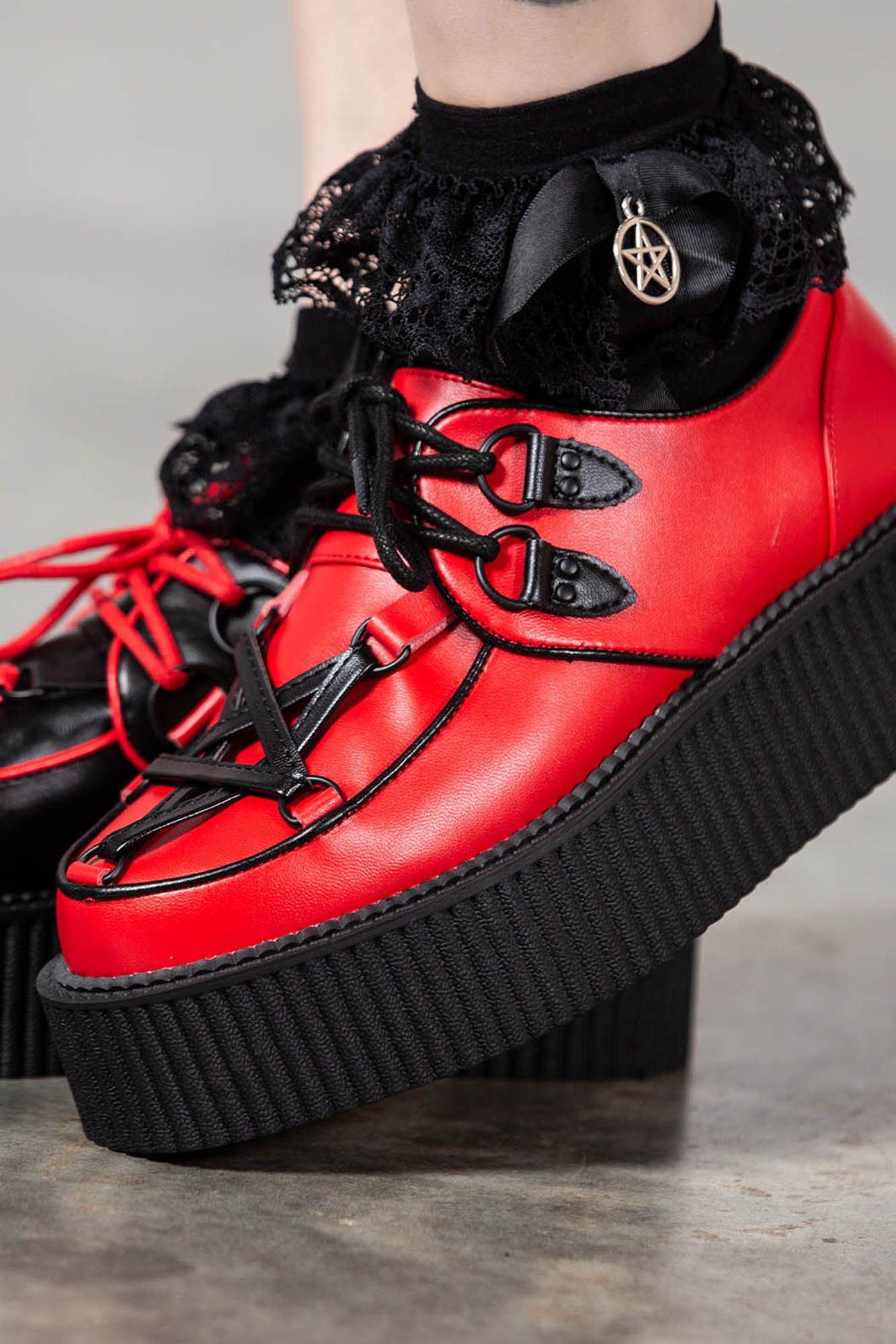 Hexellent Creepers Zwart - Rood