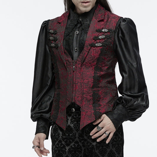 Punk Rave Forsaken Gilet Rood