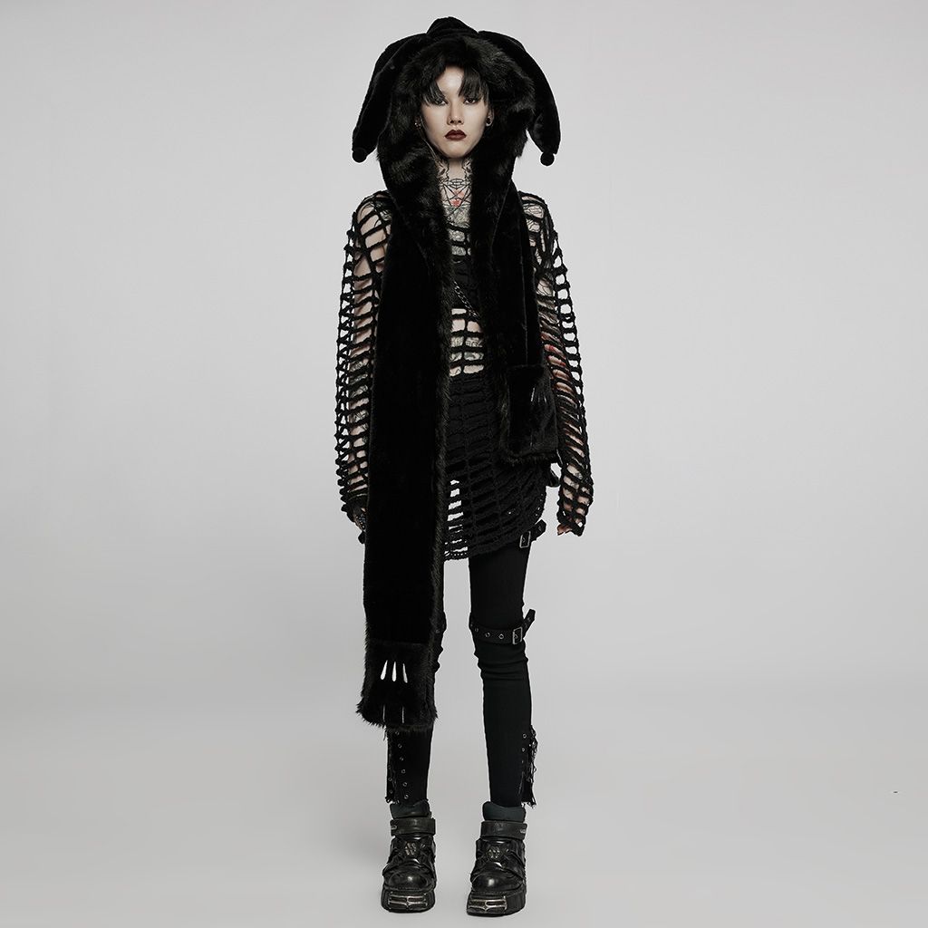 Hell Bunny Scarf With Hood