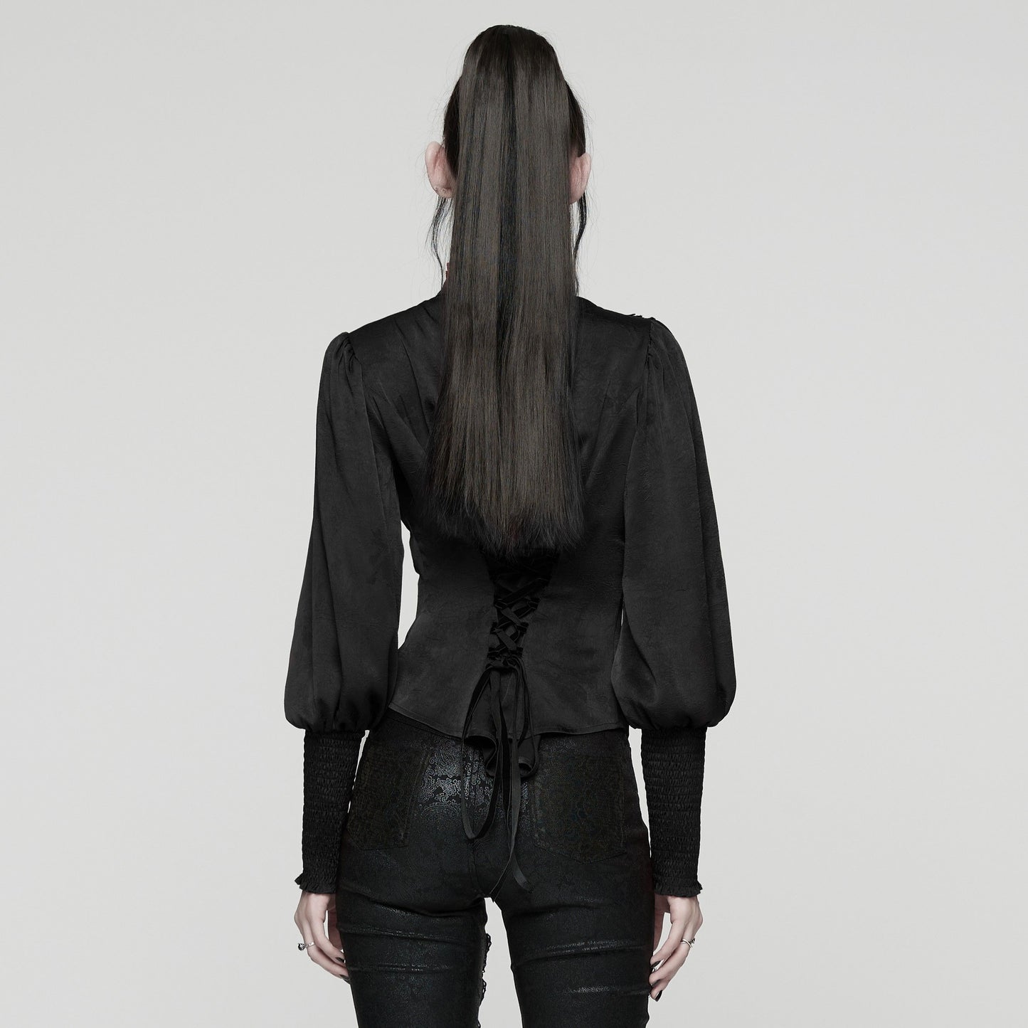 Punk Rave Proud Blouse Zwart