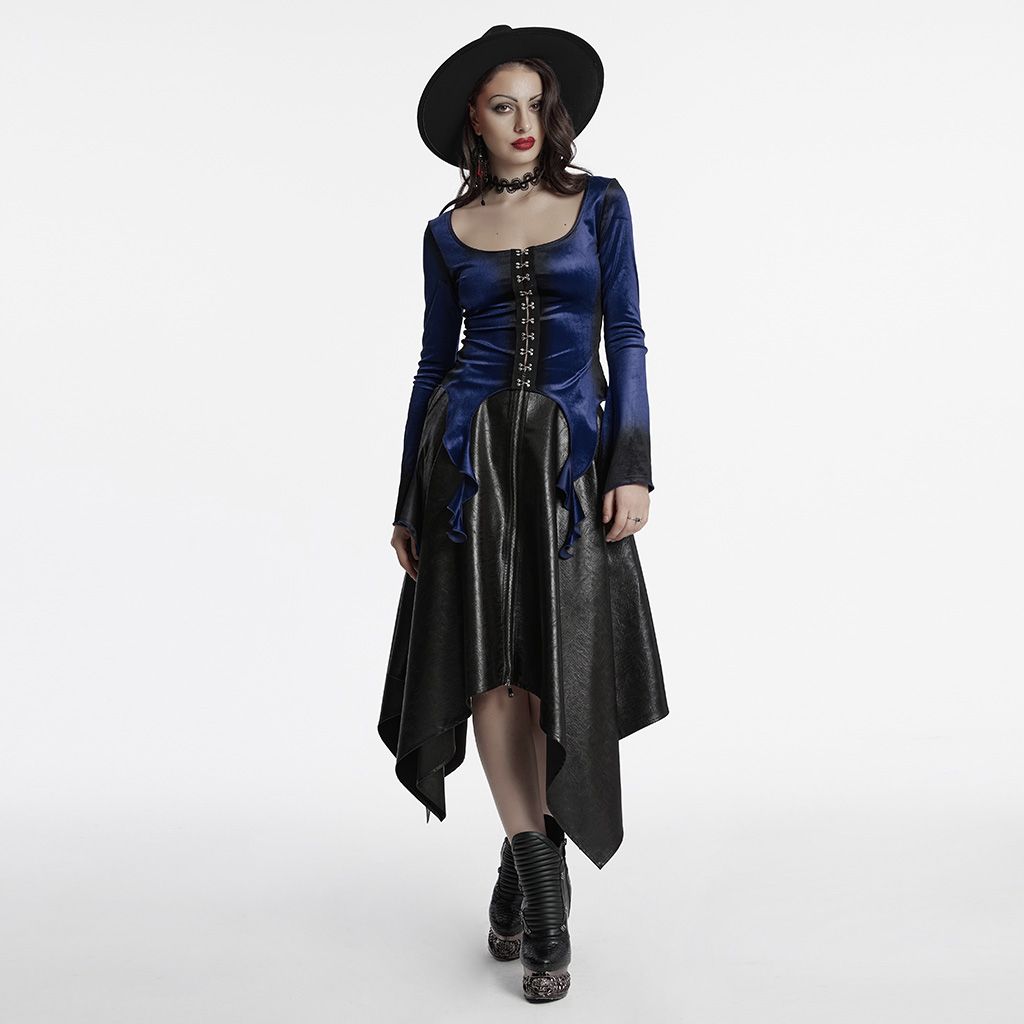 Expect Top Blauw - Zwart