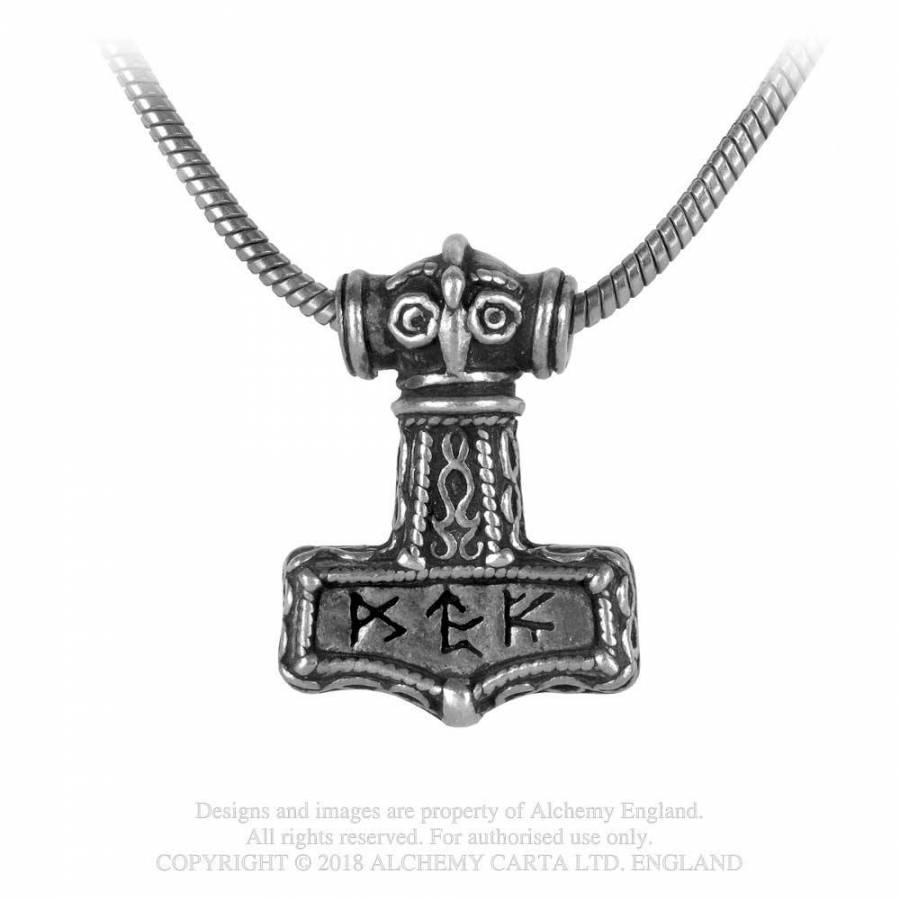 Bindrune Hammer Hanger - Halsketting