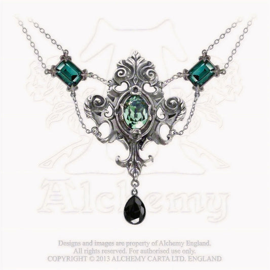 Queen of the Night Halsketting Groen