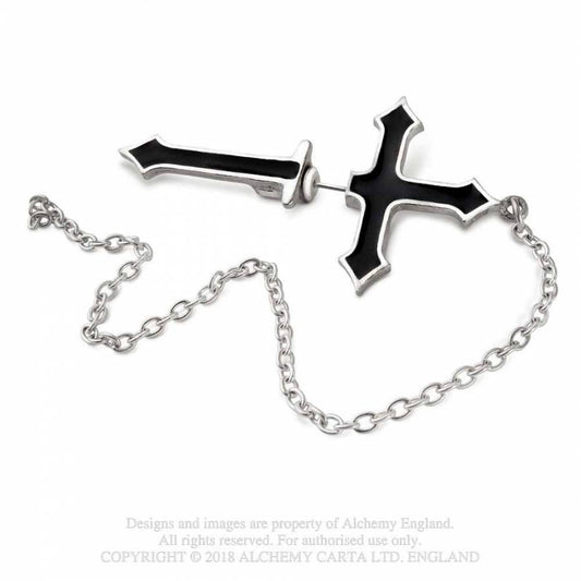 Impalare Cross Faux Piercing