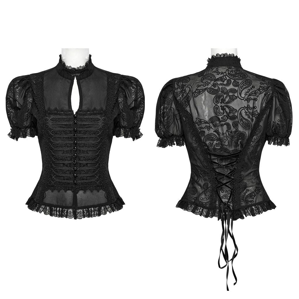 Words Can Hurt Blouse Zwart