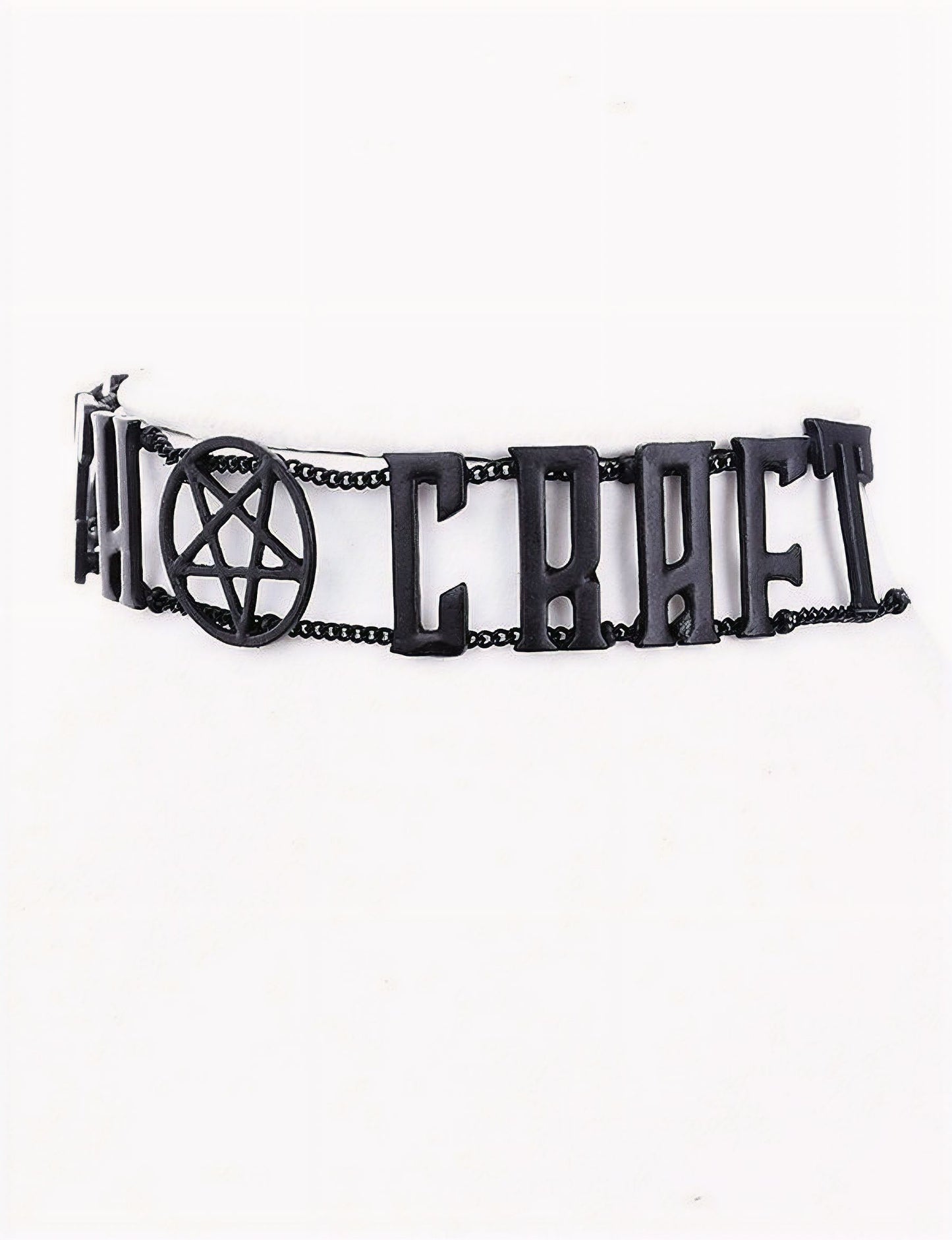 Witchcraft Black Chain Collar