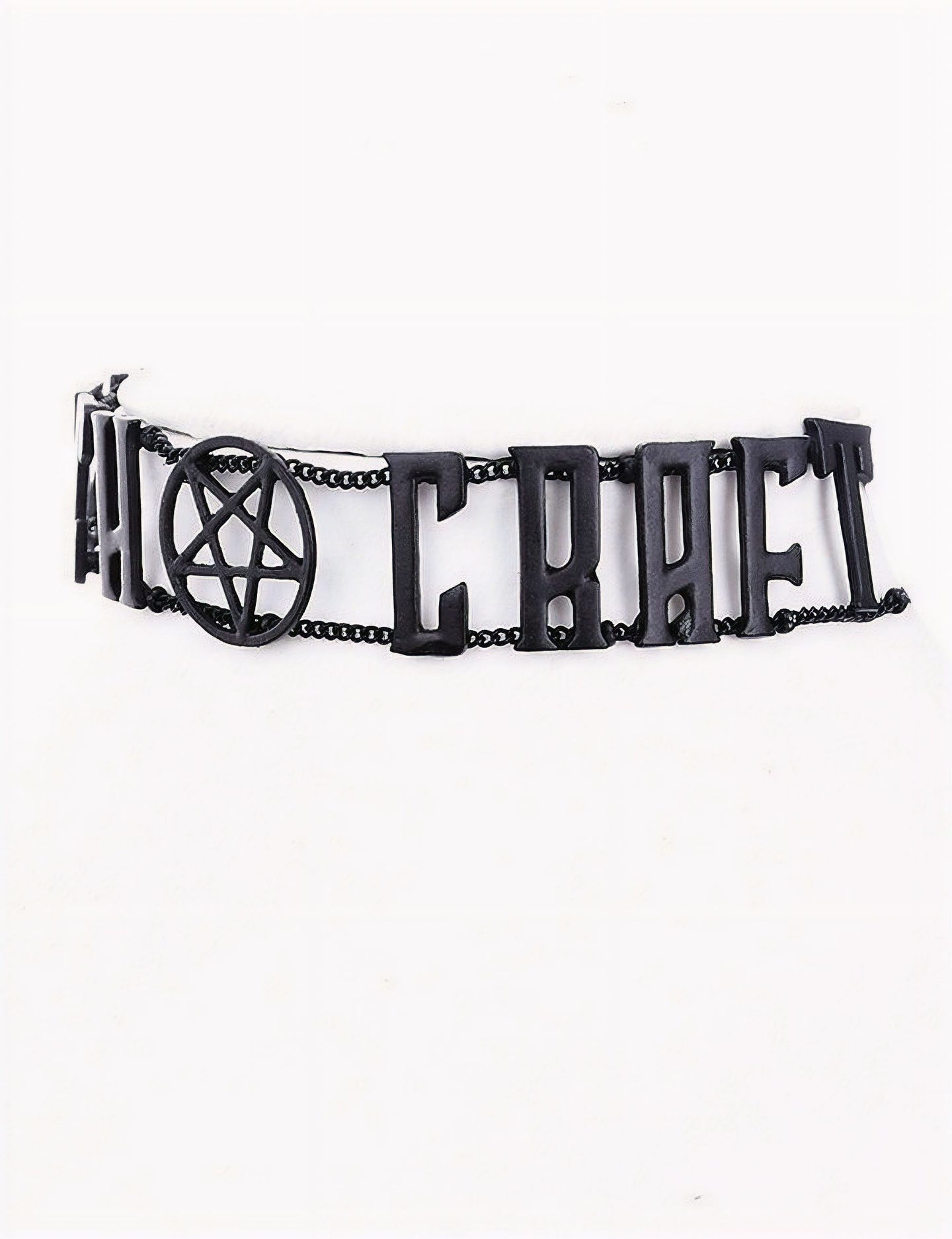 Witchcraft Black Chain Collar