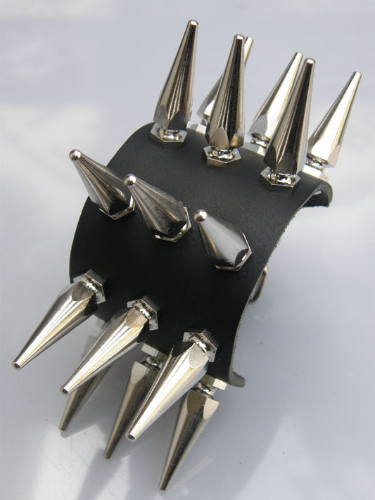 Armband 3 Row Large Hex Studs