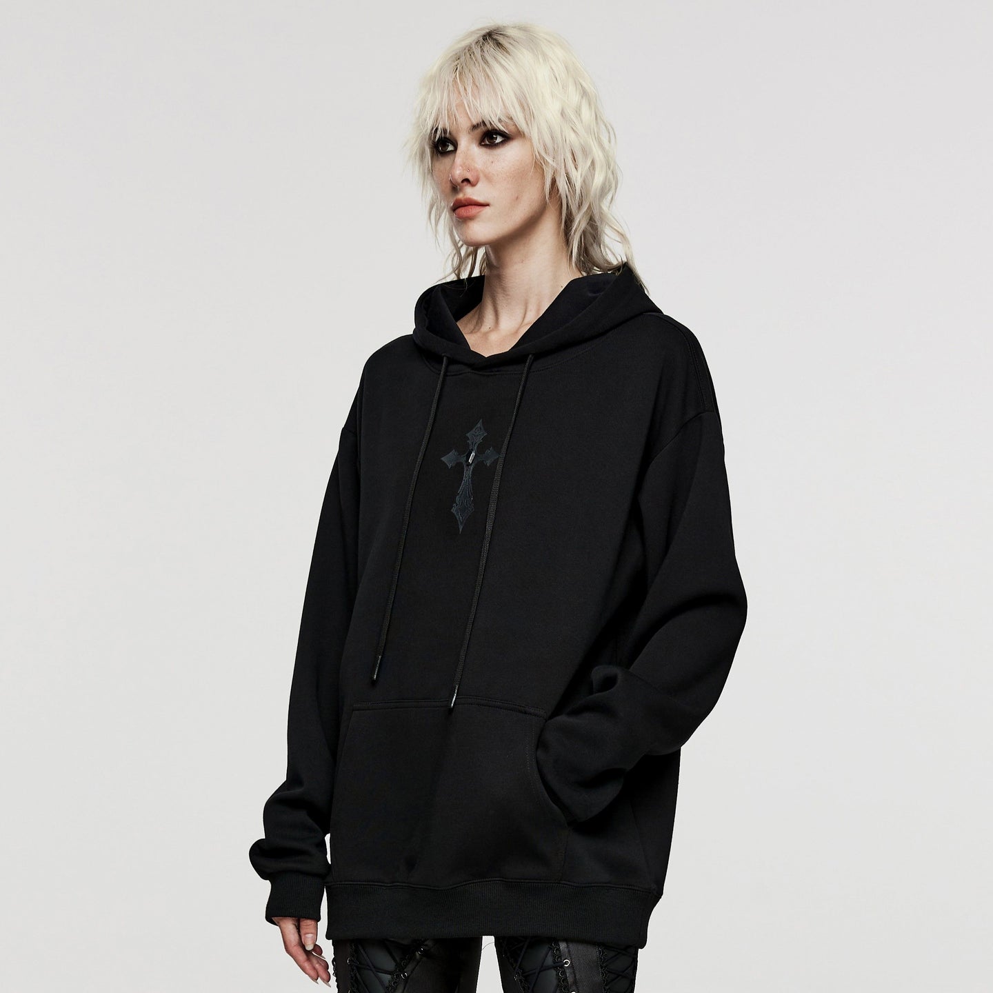 Black Cross Hoody