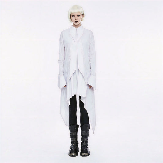 Punk Rave White Shadows Shirt - Tuniek