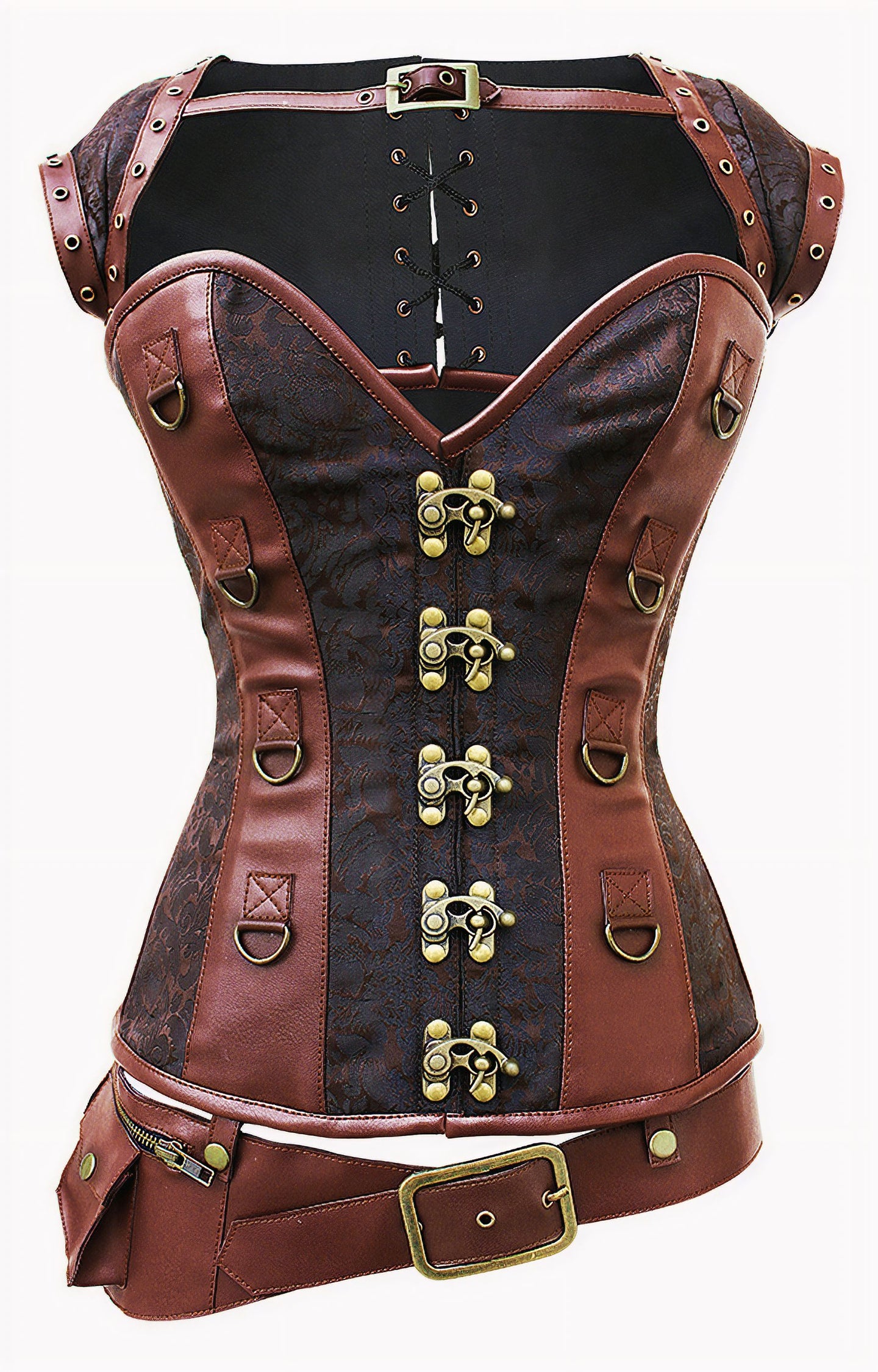 Clockwork Corset - Belt - Shrug Brown
