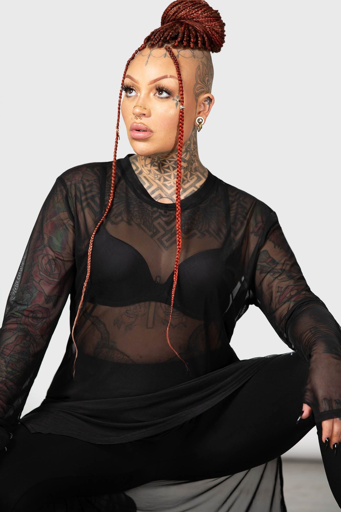 Killstar Malik's Malice Mesh Top