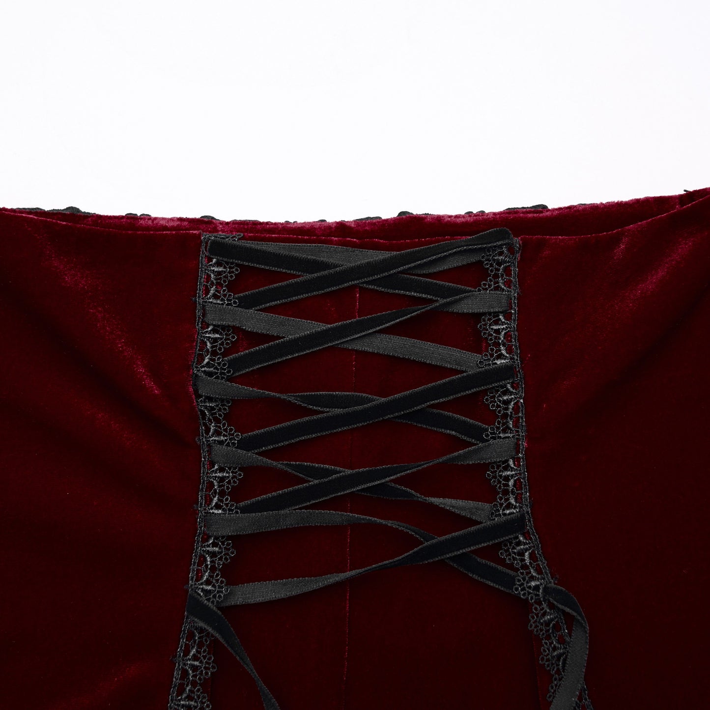 Punk Rave Hold Me Rok Rood - Zwart