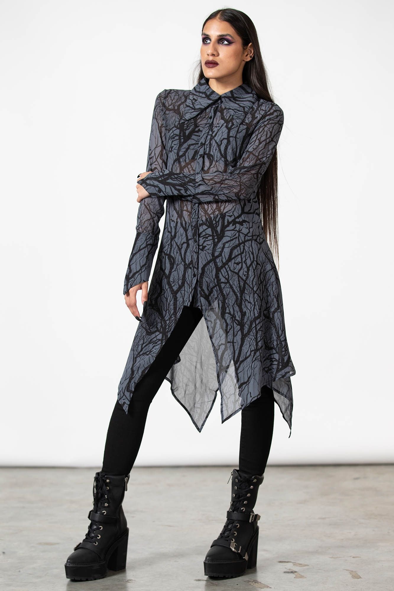 Killstar Eclipsa Button-Up Shirt