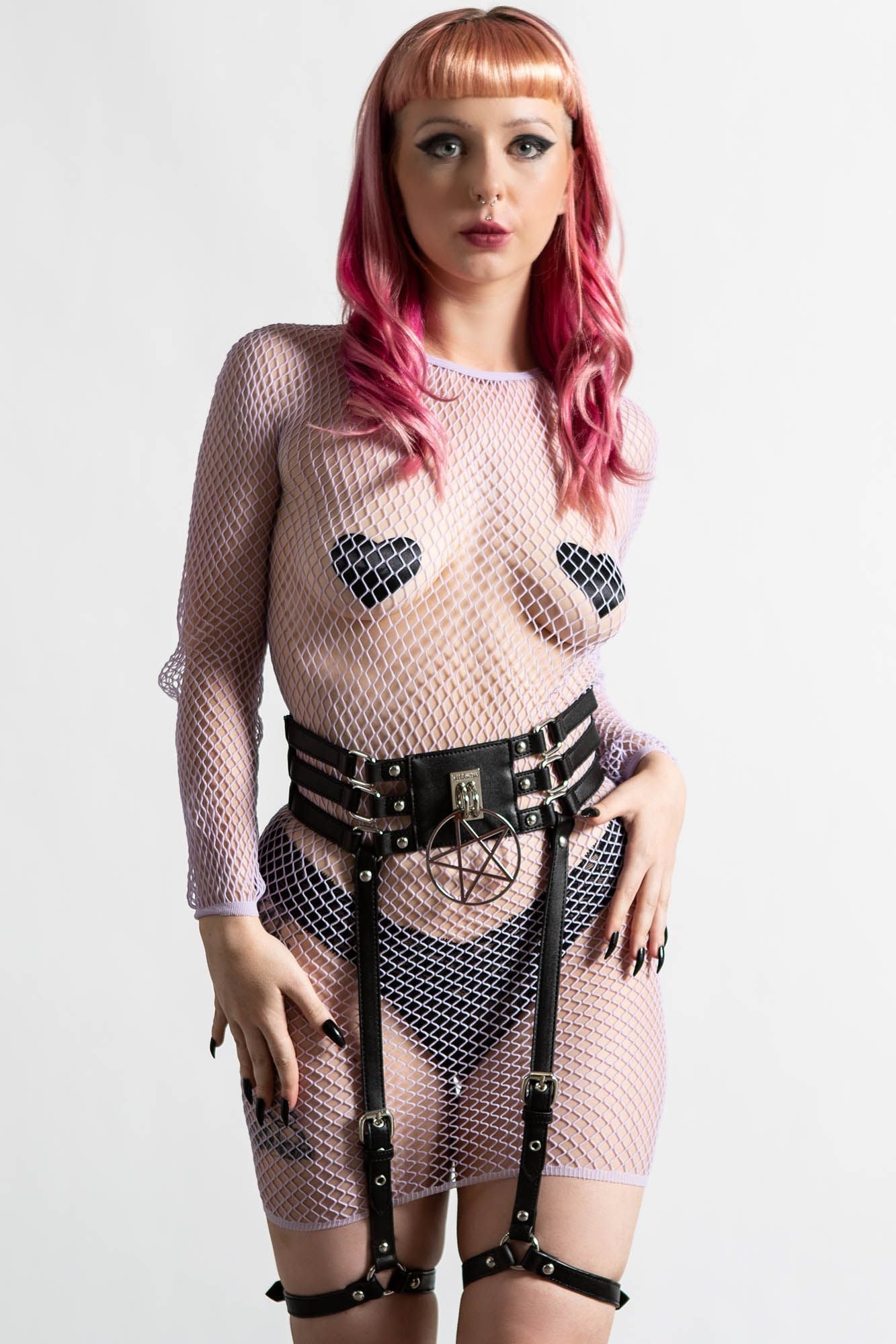 Killstar Baby Hex Suspender Belt