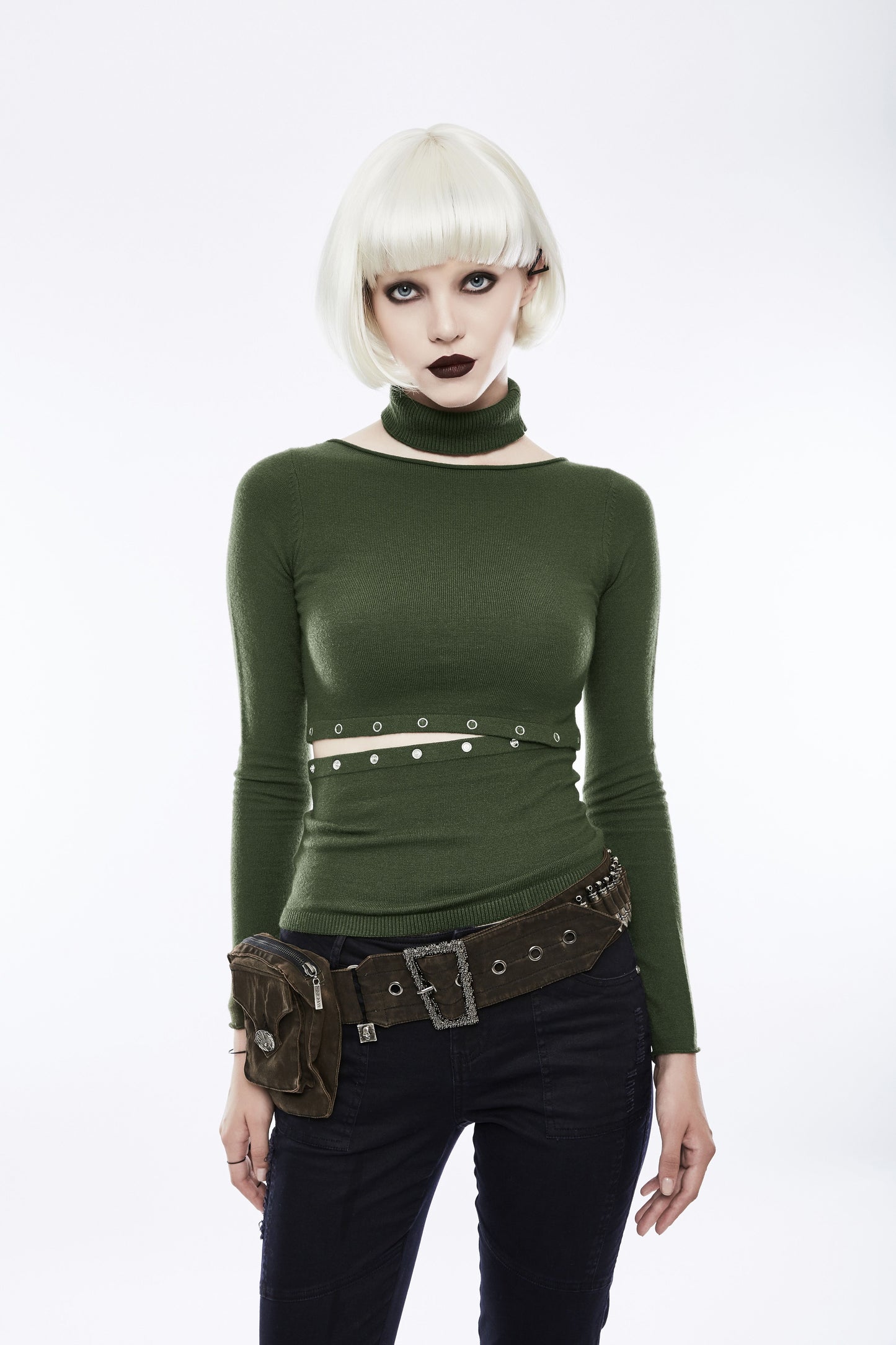 Restless Night Top Green