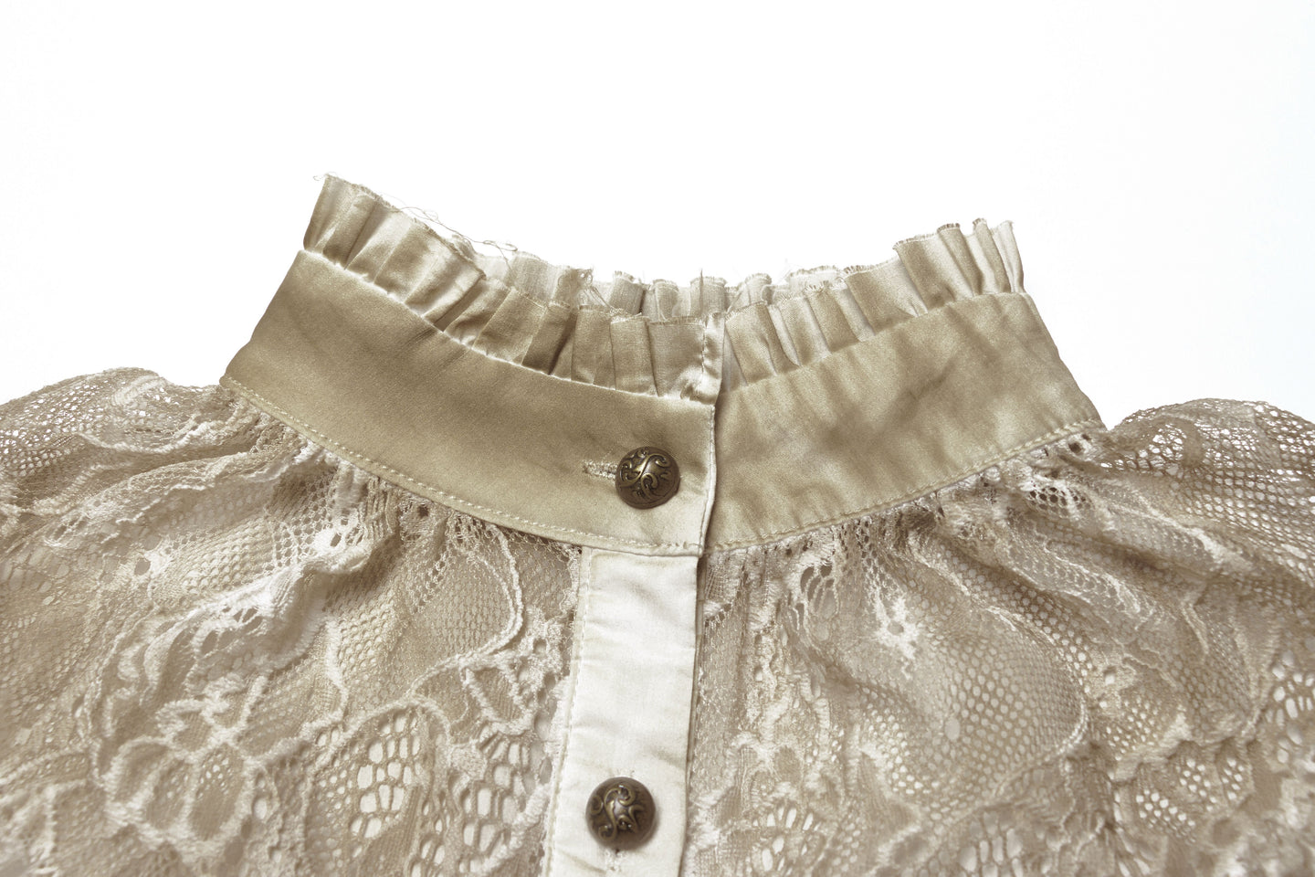 Punk Rave Passing Time Blouse Sand