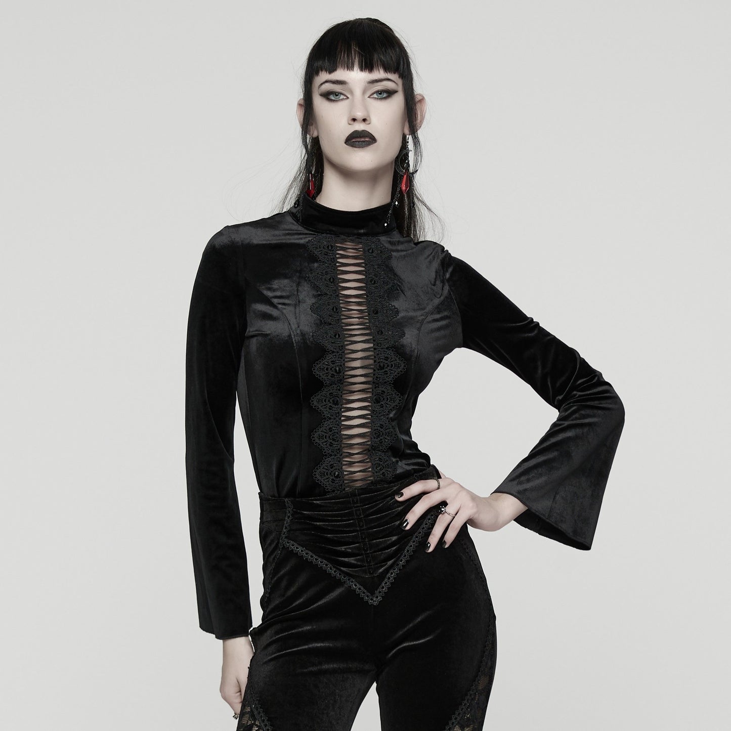 Punk Rave Graveyard Glam Top