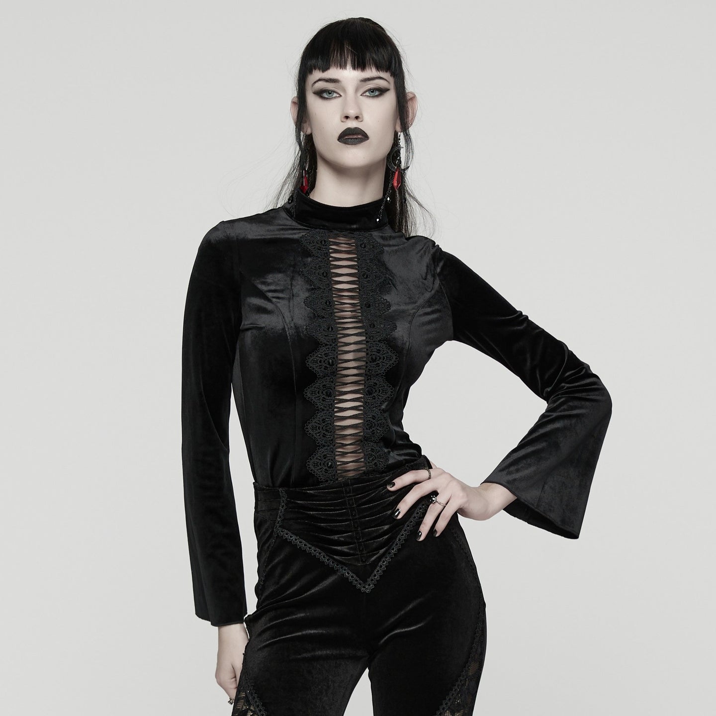 Punk Rave Graveyard Glam Top