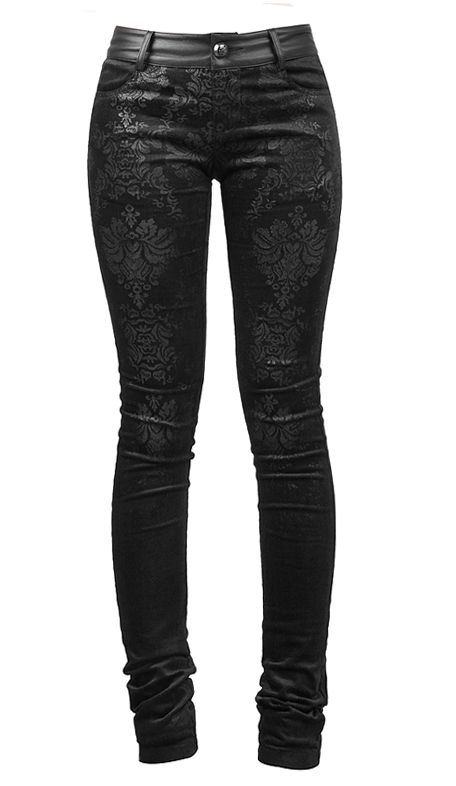Black Damask Damesbroek K-166