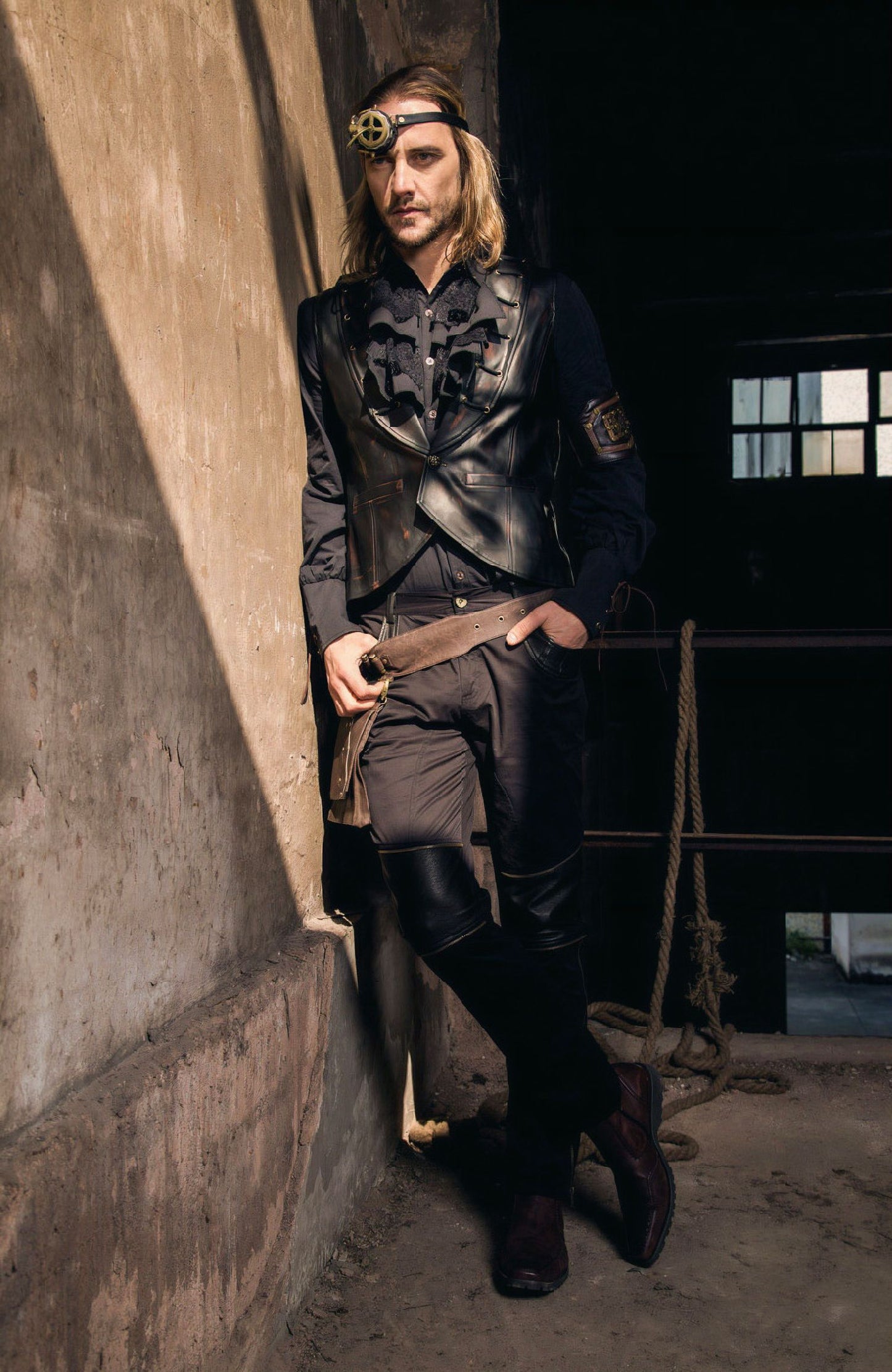 Steampunk Pocket Belt Heren SPM035