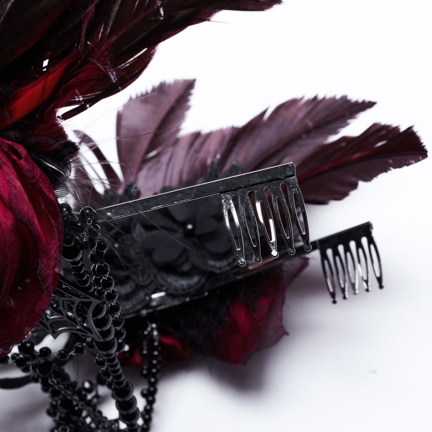 Wicked Tiara Crown Black - Red