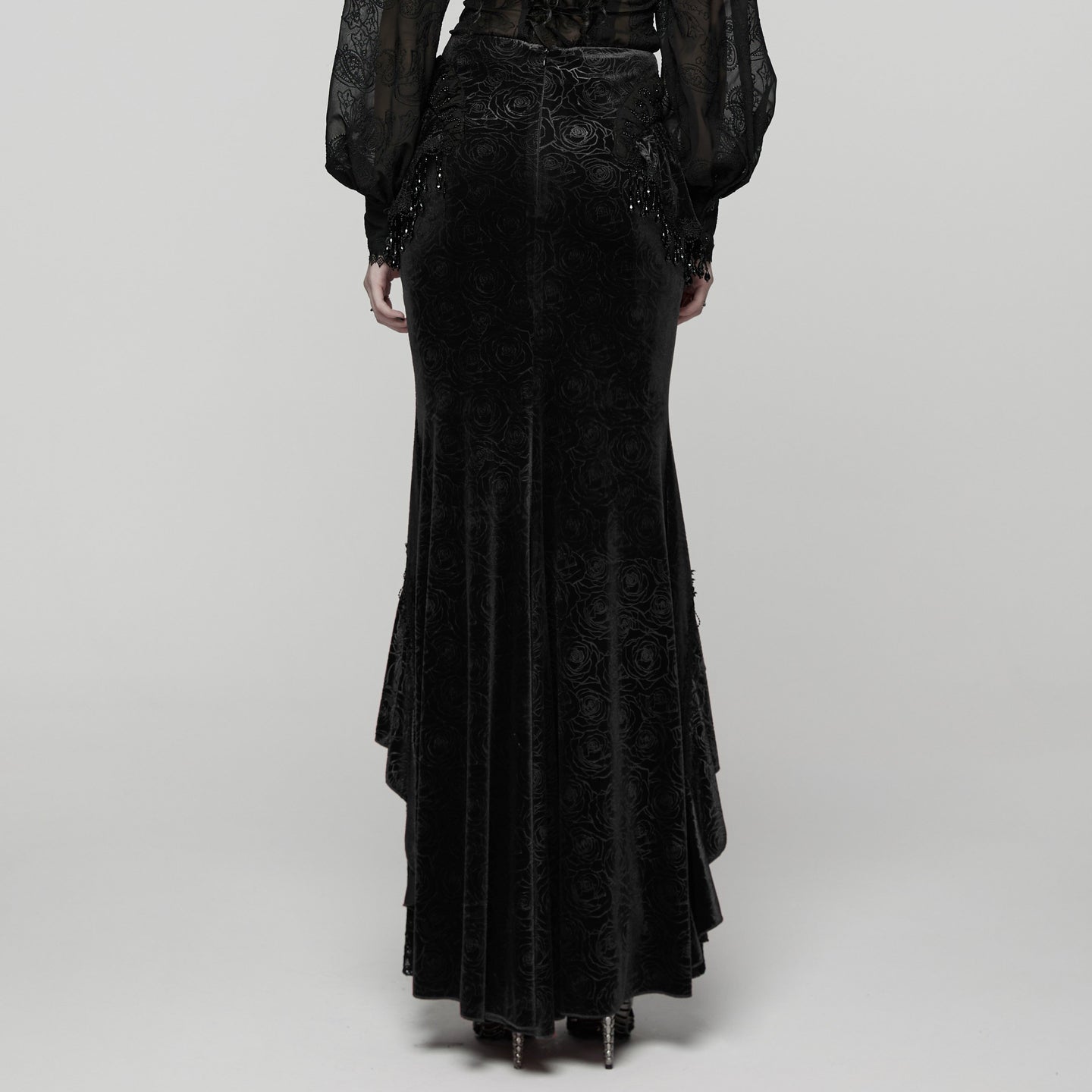 Empress Maxi Rok Zwart