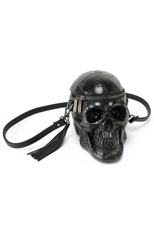 Grave Digger Skull Handtas Zwart