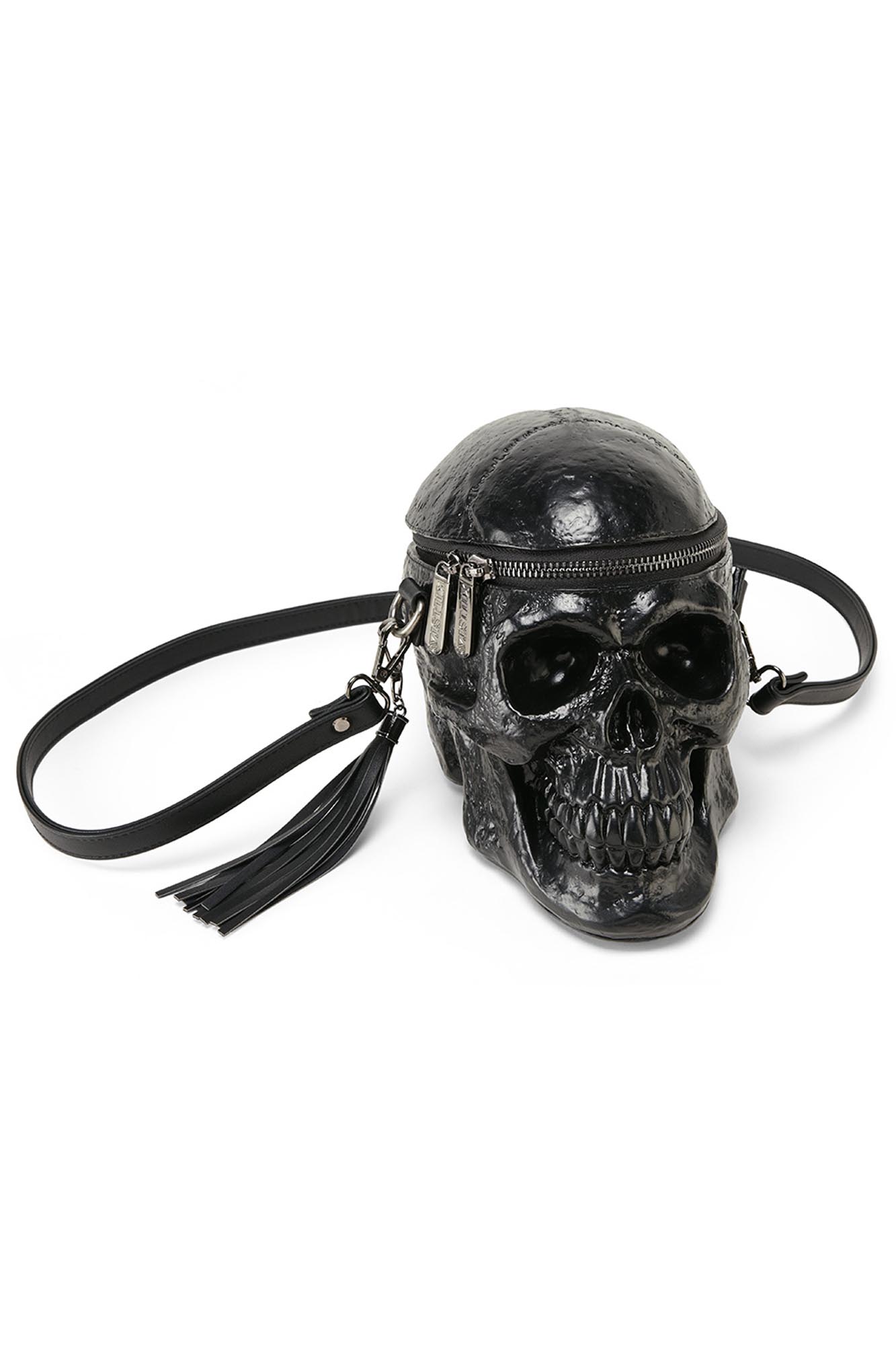 Grave Digger Skull Handtas Zwart