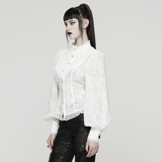 Punk Rave Eternity Blouse Wit