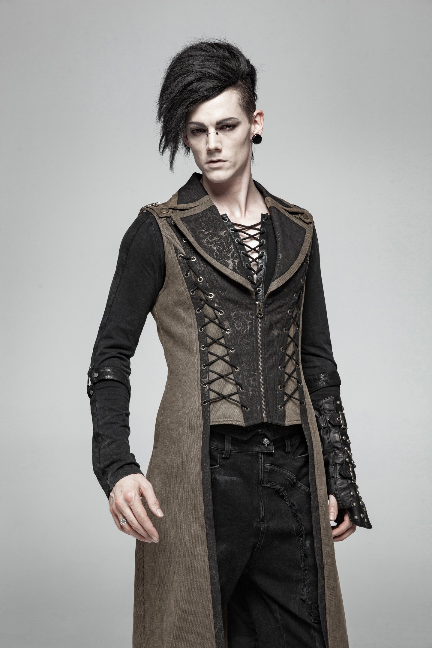 Stay Here Waistcoat Bruin