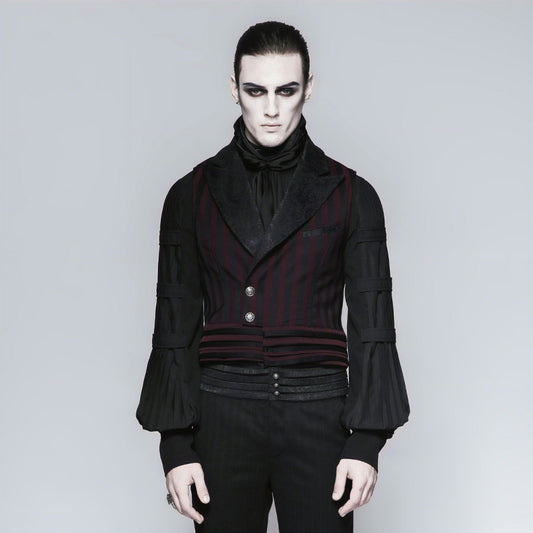 Chaser Gilet Zwart/Bordeaux