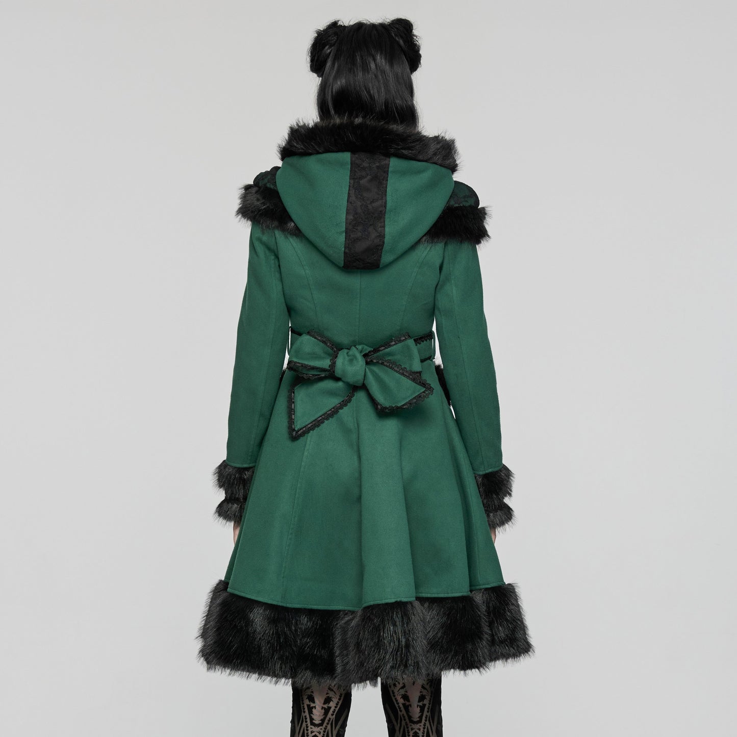 Pyon Pyon Dolly Jas Groen - Zwart