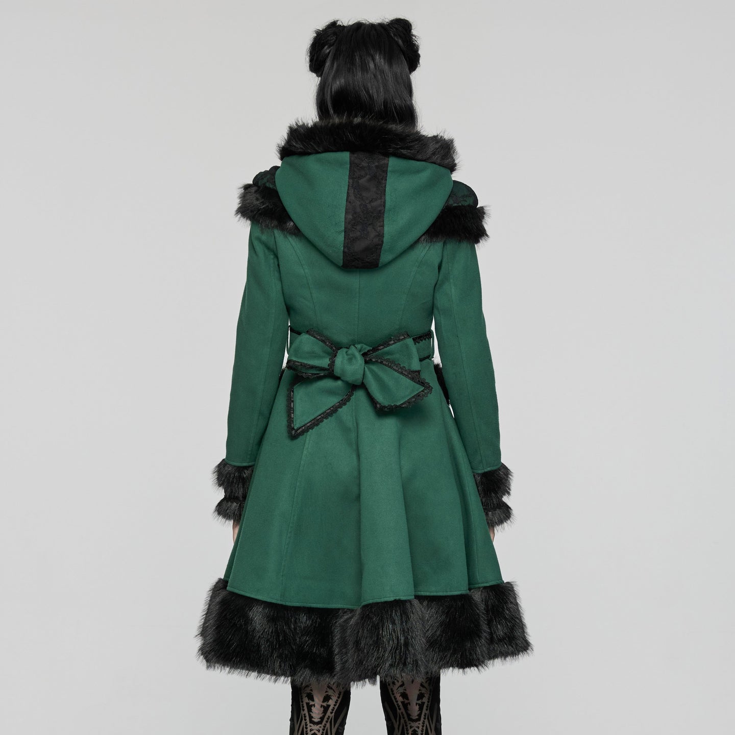 Pyon Pyon Dolly Jas Groen - Zwart