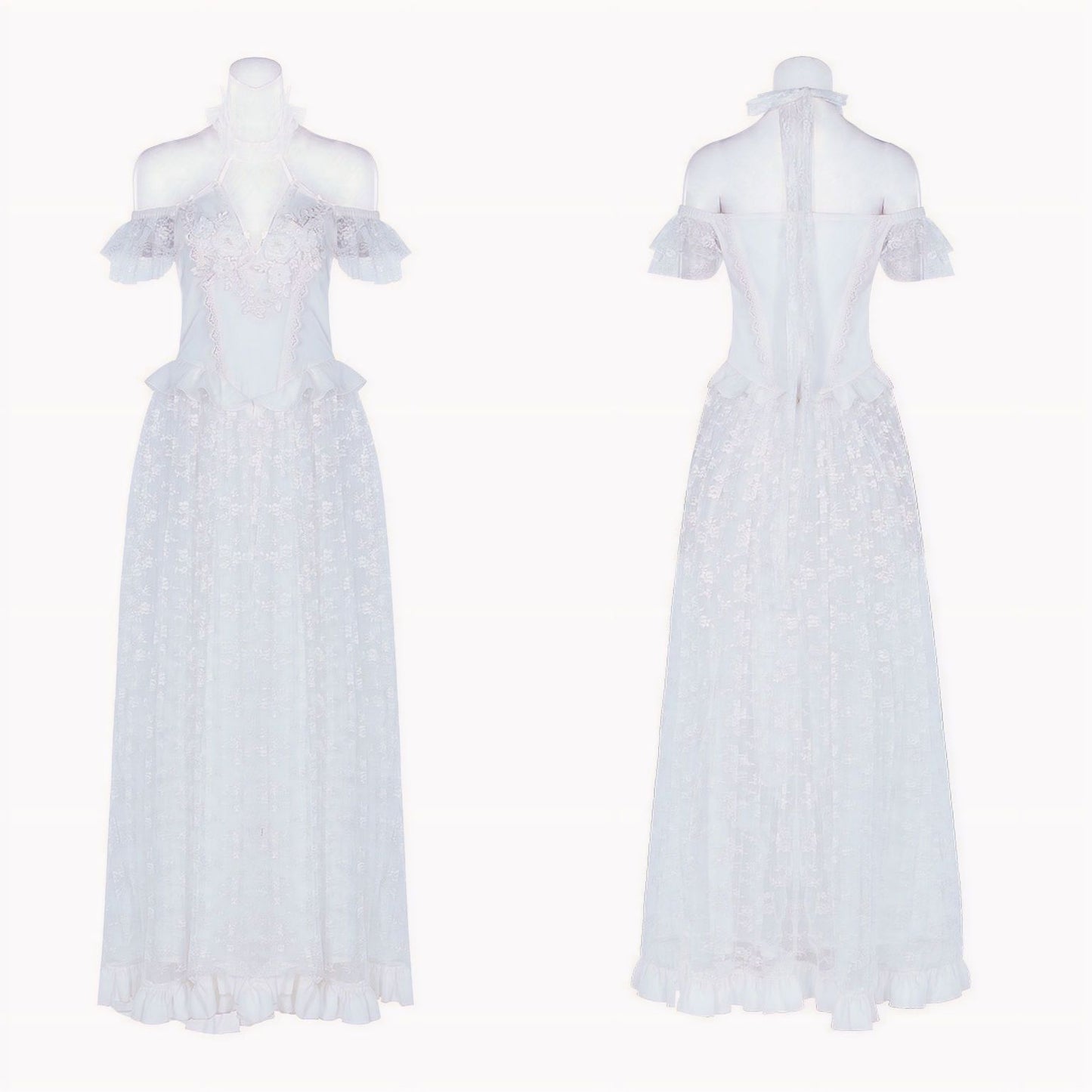 Eye of the Storm Dress White