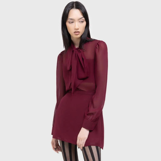 Kihilist Crimson Oracle Blouse