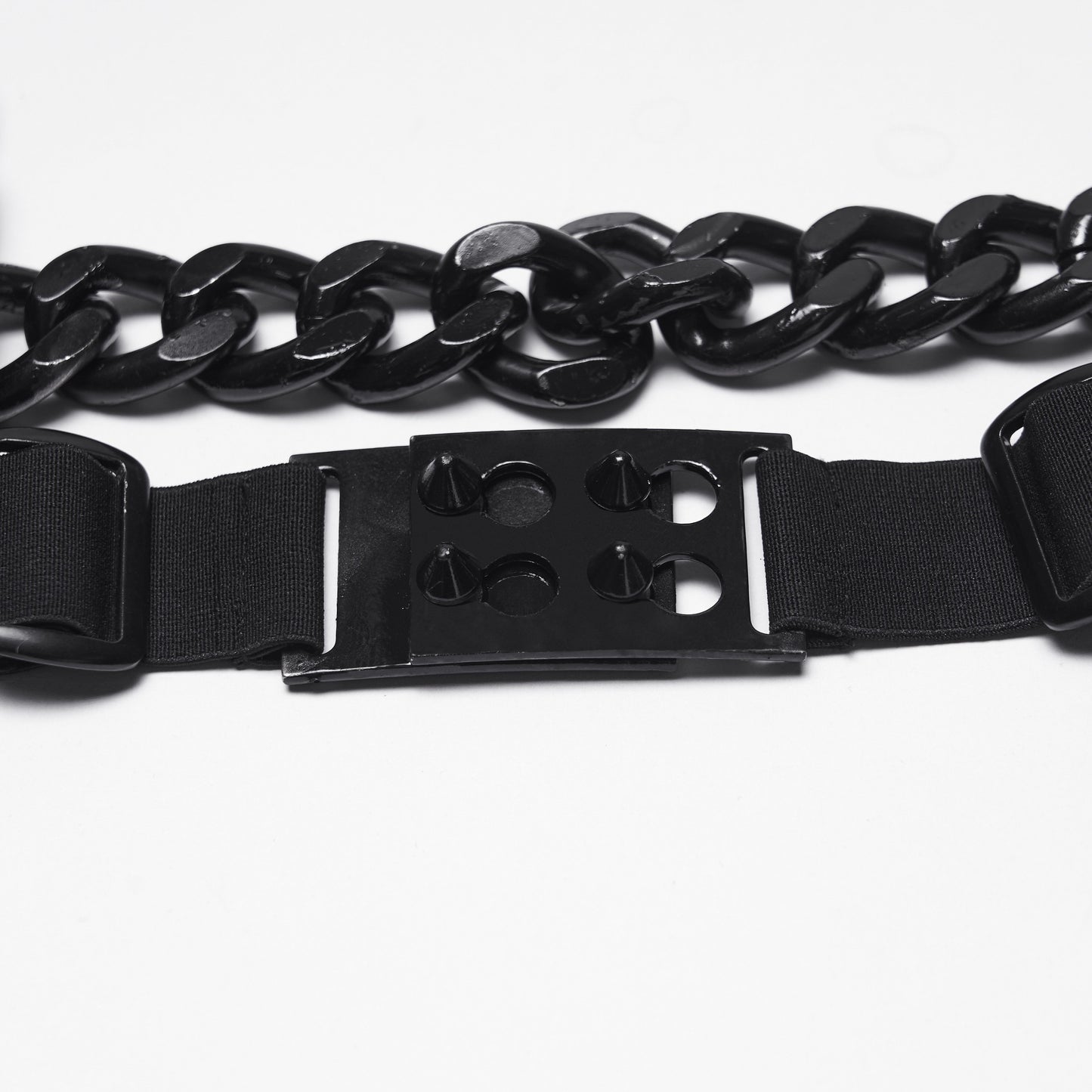 Punk Rave Claim Chain Harness Black