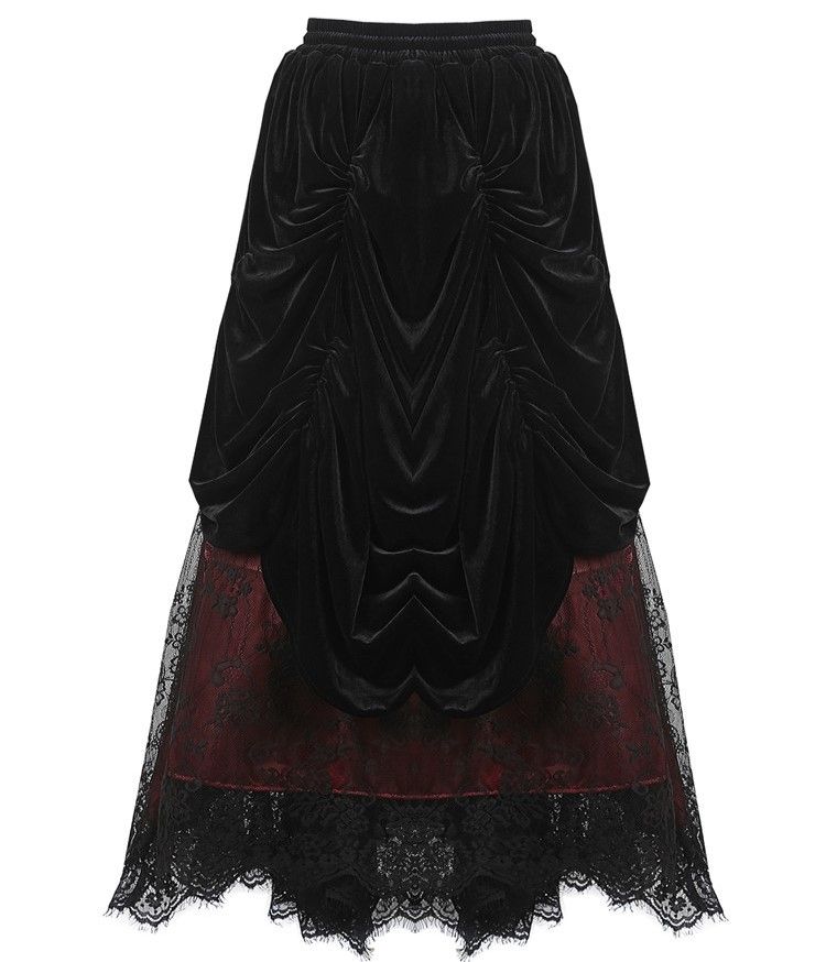 Dreaming Skirt Red - Black 